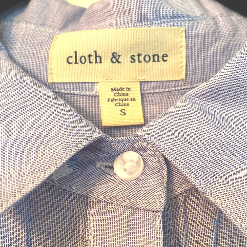 Cloth & stone button tunic - Picture 3 of 5
